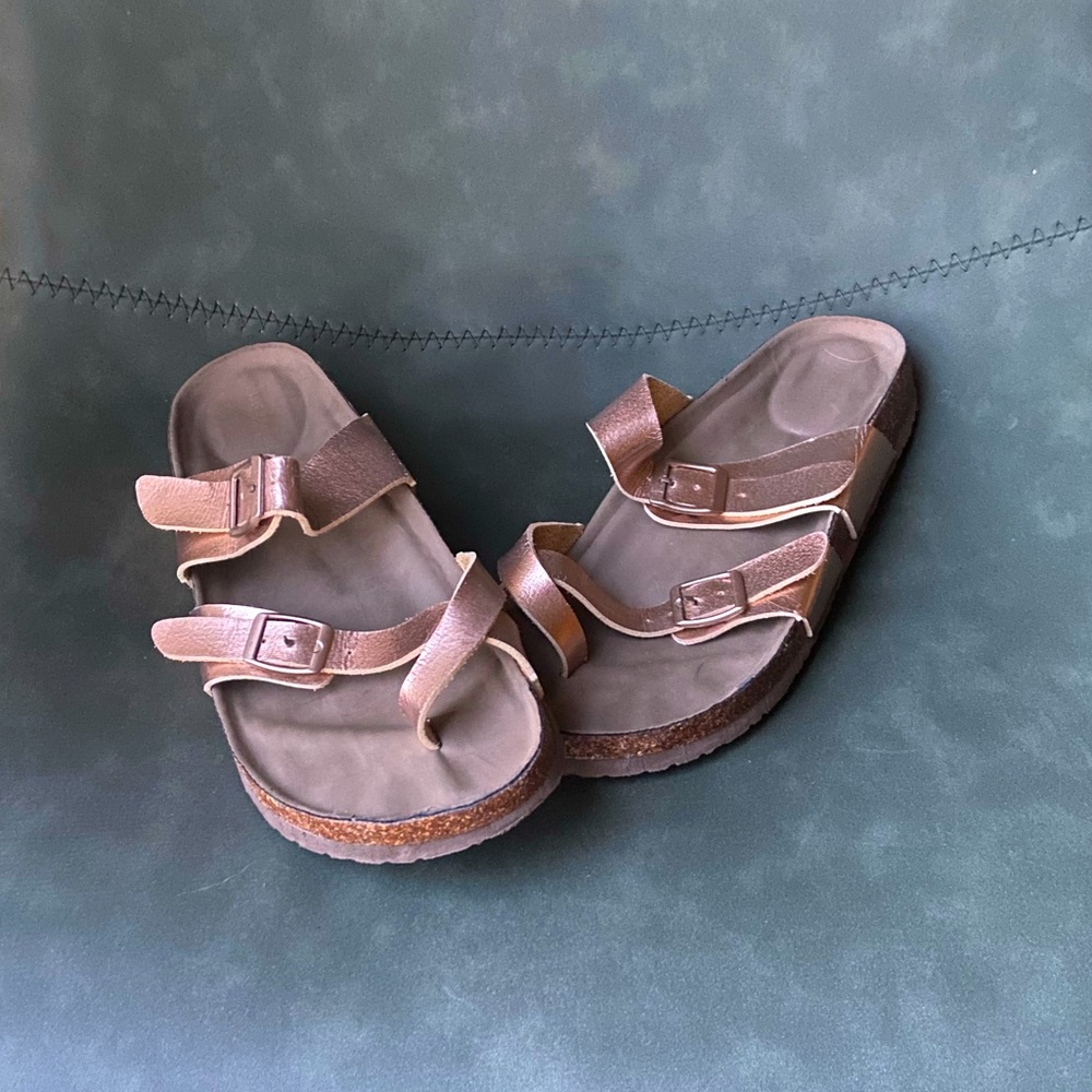 Madden Girl Rose Gold Sandals